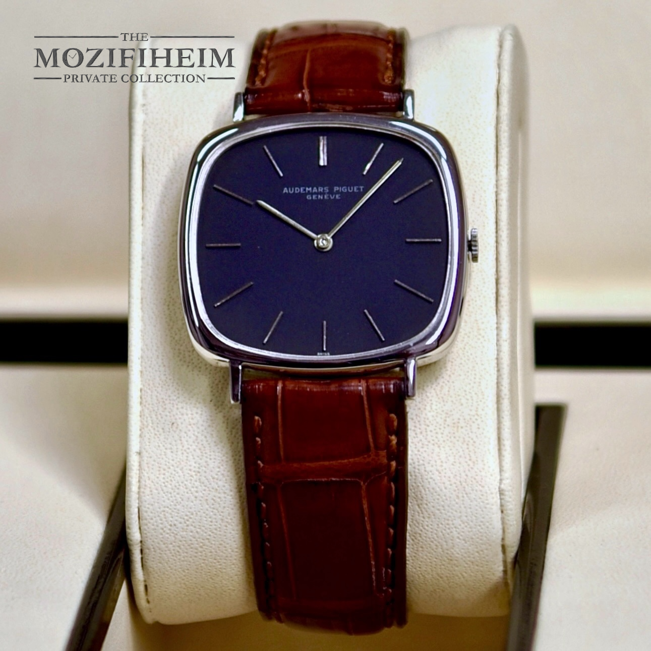 Vintage 18k WG AP Dark Dial