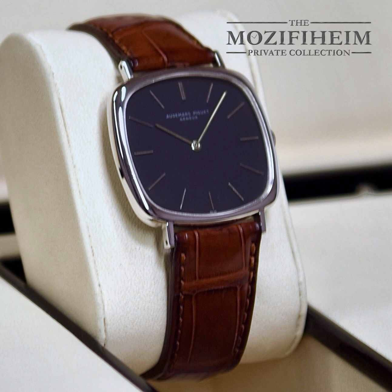 Vintage 18k WG AP Dark Dial